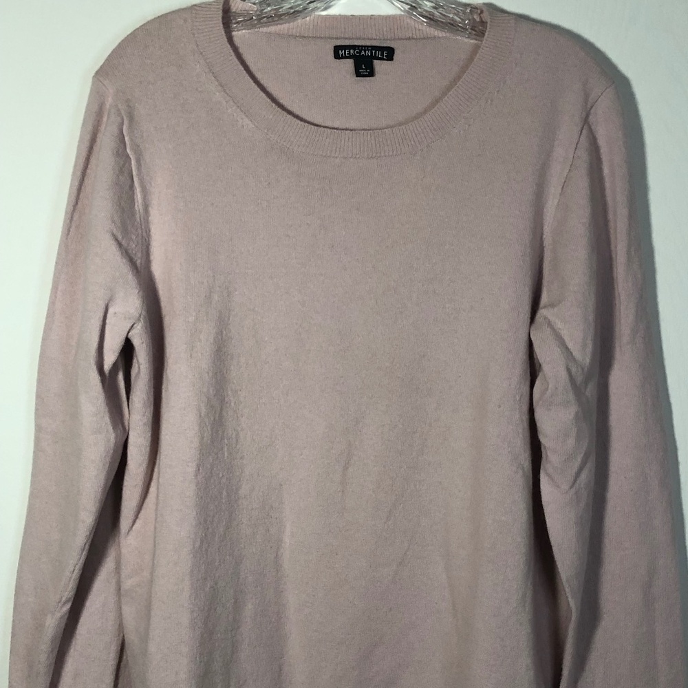 J Crew Mercantile Sweater, soft pink, Large, pre-owned, great condition